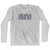 Aniak ANI Airport Adult Cotton Long Sleeve T-shirt - Grey Heather