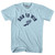 Run To Win Track Wings Adult Cotton T-shirt - Light Blue