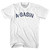 A Basin Womens Cotton Junior Cut T-Shirt - White