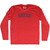 Breck Adult Tri-Blend Long Sleeve T-shirt - Athletic Red