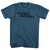 The True Man Is Revealed In Difficult Times Epictetus Adult Cotton T-shirt - Lake Blue