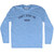 Can't Stop Me Now Adult Tri-Blend Long Sleeve T-shirt - Athletic Blue