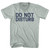 Do Not Disturb Adult Tri-Blend V-neck T-shirt - Athletic Cool Grey