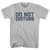 Do Not Disturb Womens Cotton Junior Cut T-Shirt - Grey Heather