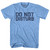 Do Not Disturb Adult Tri-Blend T-shirt-Athletic Blue