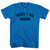 Here I Go Again Adult Cotton T-shirt - Royal Blue