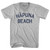 Hapuna Beach Adult Tri-Blend V-neck T-shirt - Cool Grey