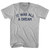 It Was All A Dream Adult Cotton V-neck T-shirt - Grey Heather