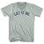 Let It Be Adult Tri-Blend V-neck T-shirt-Athletic Cool Grey