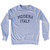 Modena Italy Adult Tri-Blend Sweatshirt-Grey Heather
