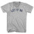 Let It Be Adult Cotton V-neck T-shirt - Grey Heather