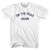 On The Road Again Womens Cotton Junior Cut T-Shirt - White