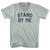Stand By Me Adult Tri-Blend V-neck T-shirt - Athletic Cool Grey