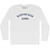 Sleeping Bear Dunes Adult Cotton Long Sleeve T-shirt-White