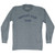 Support Your Team Adult Tri-Blend Long Sleeve T-shirt - Athletic Grey