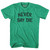 Never Say Die Adult Tri-Blend T-Shirt - Heather Green
