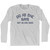 Do As She Says Not As She Does Adult Cotton Long Sleeve T-Shirt-Grey Heather