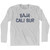 Baja Cali Sur Adult Cotton Long Sleeve T-Shirt - Grey Heather