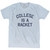 College Is A Racket Adult Tri-Blend T-Shirt - Athletic White