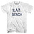 Rat Beach Adult Cotton T-Shirt - White
