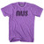 Austin Airport AUS Adult Tri-Blend T-shirt - Heather Purple