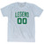 Legend 00 Adult Tri-Blend T-Shirt - Athletic White
