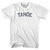 Tahoe Adult Cotton T-Shirt - White