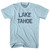 Lake Tahoe Adult Cotton T-Shirt - Light Blue