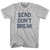 Bend Dont Break Adult Cotton T-Shirt - Grey Heather
