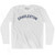 Charleston Adult Cotton Long Sleeve T-Shirt - White