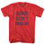 Bend Dont Break Adult Tri-Blend T-Shirt - Heather Red