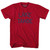 Lake Tahoe Adult Tri-Blend T-Shirt - Heather Cardinal