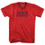 Aspen Airport ASE Adult Tri-Blend V-neck T-shirt - Heather Red