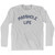 Masshole Life Adult Cotton Long Sleeve T-Shirt-Grey Heather