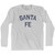 Santa Fe Adult Cotton Long Sleeve T-Shirt - Grey Heather