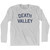 Death Valley Adult Cotton Long Sleeve T-Shirt - Grey Heather