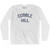 Cobble Hill Adult Cotton Long Sleeve T-Shirt-White