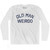 Old Man Weirdo Adult Cotton Long Sleeve T-Shirt-White