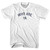 Who Are Ya Womens Cotton Junior Cut T-Shirt-White