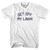 Get Off My Lawn Womens Cotton Junior Cut T-Shirt-White
