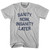 Sanity Now Insanity Later Adult Cotton T-Shirt - Cool Grey