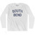 South Bend Adult Cotton Long Sleeve T-Shirt - White