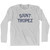 Saint Tropez Adult Cotton Long Sleeve T-Shirt - Grey Heather