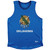Oklahoma State Flag Athletic Tank Top - Blue