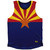 Arizona State Flag Athletic Tank Top - Blue