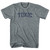 Toxic Adult Tri-Blend T-Shirt - Athletic Grey