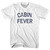 Cabin Fever Adult Cotton T-Shirt - White