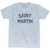 Saint Martin Adult Tri-Blend T-Shirt - Athletic White
