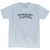 Toxic Adult Tri-Blend T-Shirt-Athletic White