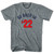 USA Soccer Be Back in 22 Womens Tri-Blend Soccer Junior Cut T-shirt - Athletic Grey